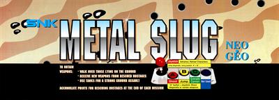 Metal Slug: Super Vehicle-001 - Arcade - Marquee Image