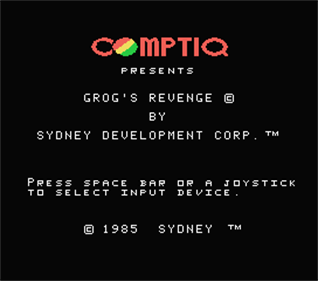 B.C. II: Grog's Revenge - Screenshot - Game Title Image