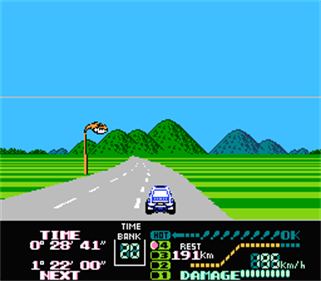 Famicom Grand Prix II: 3D Hot Rally - Screenshot - Gameplay Image