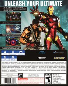 Ultimate Marvel vs. Capcom 3 - Box - Back Image