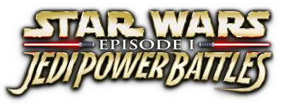 STAR WARS: Episode I: Jedi Power Battles - Clear Logo Image