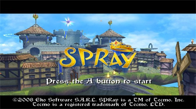 SPRay - Screenshot - Game Title Image