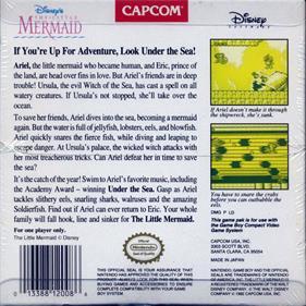 Disney's The Little Mermaid - Box - Back Image