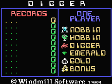 Digger - Screenshot - Game Title Image