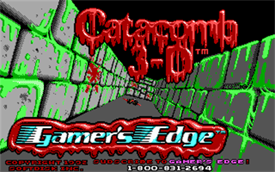 Catacomb 3-D - Screenshot - Game Title Image