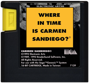Where in Time is Carmen Sandiego? - Cart - Front Image