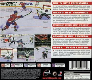 NHL FaceOff 99 - Box - Back Image