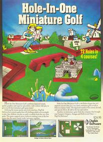 Hole-In-One Miniature Golf - Advertisement Flyer - Front Image