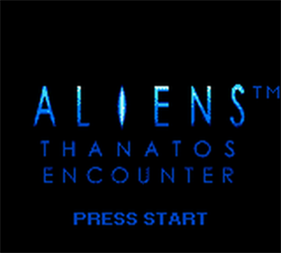 Aliens: Thanatos Encounter - Screenshot - Game Title Image