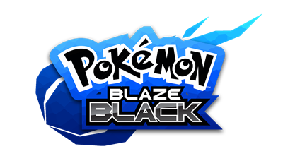 Pokémon Blaze Black - Clear Logo Image