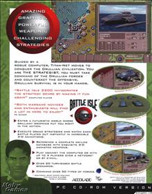 Battle Isle 2200 - Box - Back Image