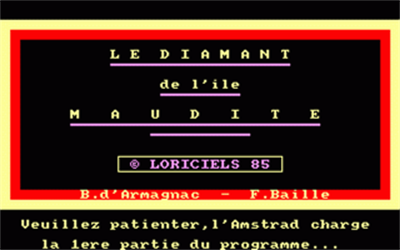 Le Diamant de l'Île Maudite - Screenshot - Game Title Image