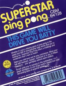 Superstar Ping Pong - Box - Back Image