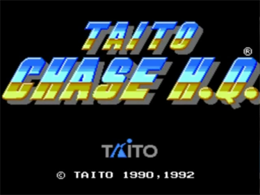 Chase H.Q. - Screenshot - Game Title Image