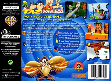 Taz Express - Box - Back Image