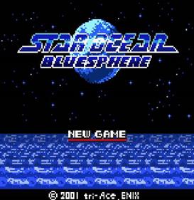 Star Ocean: Blue Sphere - Screenshot - Game Title