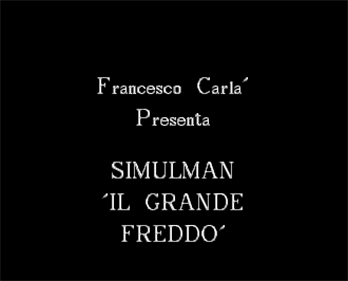 Simulman 7: Il Grande Freddo - Screenshot - Game Title Image