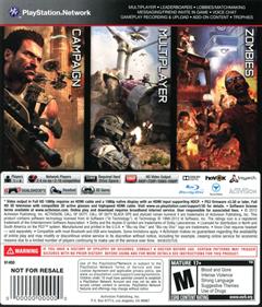Call of Duty: Black Ops II - Box - Back Image