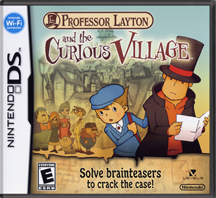 Professor Layton and the Curious Village - Box - Front - Reconstructed Image