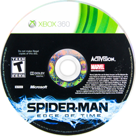 Spider-Man: Edge of Time - Disc Image