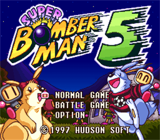 Super Bomberman 5 - Screenshot - Game Title Image