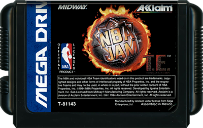 NBA Jam: Tournament Edition - Cart - Front Image
