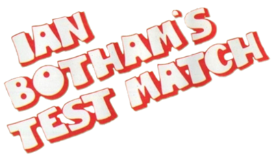 Ian Botham's Test Match - Clear Logo Image
