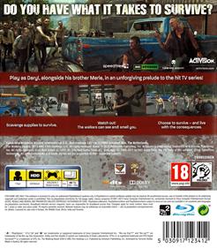 The Walking Dead: Survival Instinct - Box - Back Image