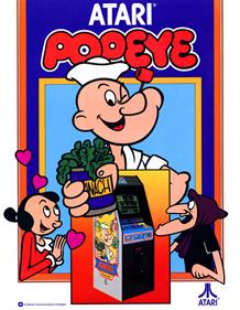 Popeye (Nintendo) - Advertisement Flyer - Front Image