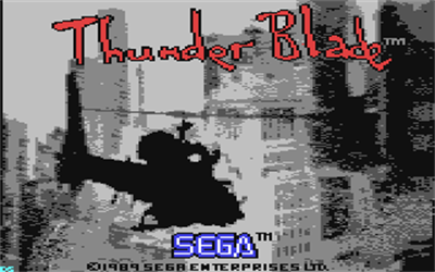 Thunder Blade - Screenshot - Game Title Image