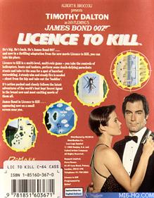 Licence to Kill - Box - Back