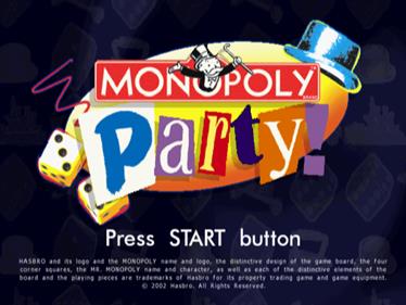Monopoly Party! - Screenshot - Game Title Image
