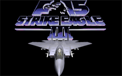 F-15 Strike Eagle III - Screenshot - Game Title Image