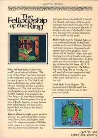 The Fellowship of the Ring - Box - Back Image
