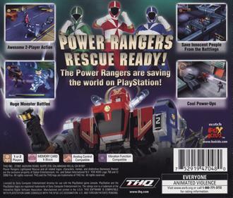 Power Rangers: Lightspeed Rescue - Box - Back Image