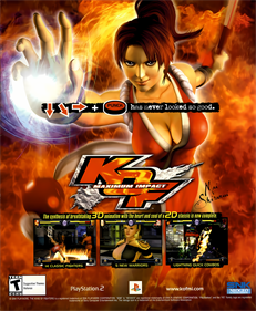 The King of Fighters: Maximum Impact - Advertisement Flyer - Front Image