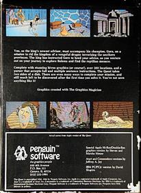 The Quest - Box - Back Image
