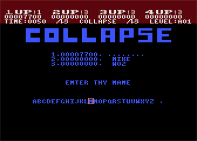 Collapse - Screenshot - Game Select Image