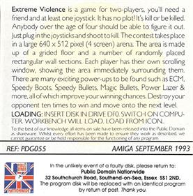 Extreme Violence - Box - Back Image