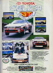 Toyota Celica GT Rally - Advertisement Flyer - Front Image