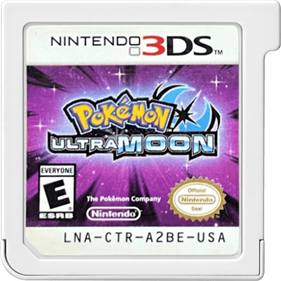 Pokémon Ultra Moon - Cart - Front Image