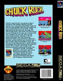 Chuck Rock - Fanart - Box - Back