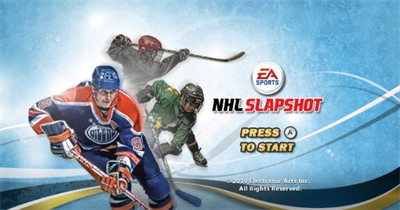 NHL Slapshot - Screenshot - Game Title Image