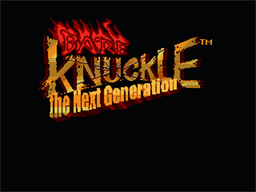 Bare Knuckle: The Next Generation - Screenshot - Game Title Image