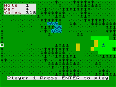 Spectrum Golf - Screenshot - Gameplay Image
