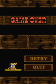 The Wild West - Screenshot - Game Over Image