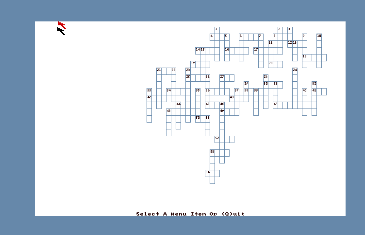 Crossword Construction Set