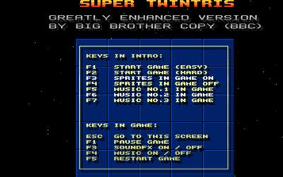 Super Twintris - Screenshot - Game Select Image