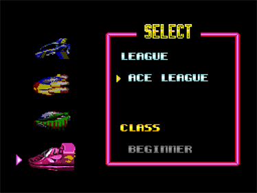F-Zero Final - Screenshot - Game Select Image