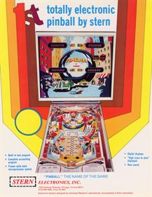 Pinball - Advertisement Flyer - Front Image